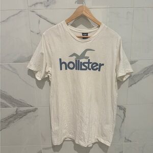 Vintage 90’s Hollister iconic logo white tee - mens XL - cool Y2K graphic